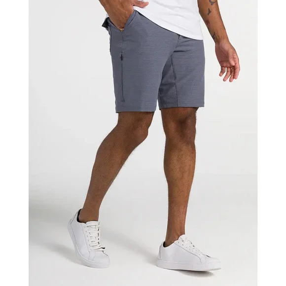 BYLT Kinetic Shorts Men’s L 32x9 Iron Performance Chino Casual Zip Side Pocket - Picture 13 of 13